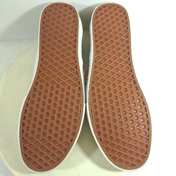 NEW Vans Classic Slip-On Sz 12 Color Theory Checkerboard Golden Brown Sneakers - Picture 13 of 13